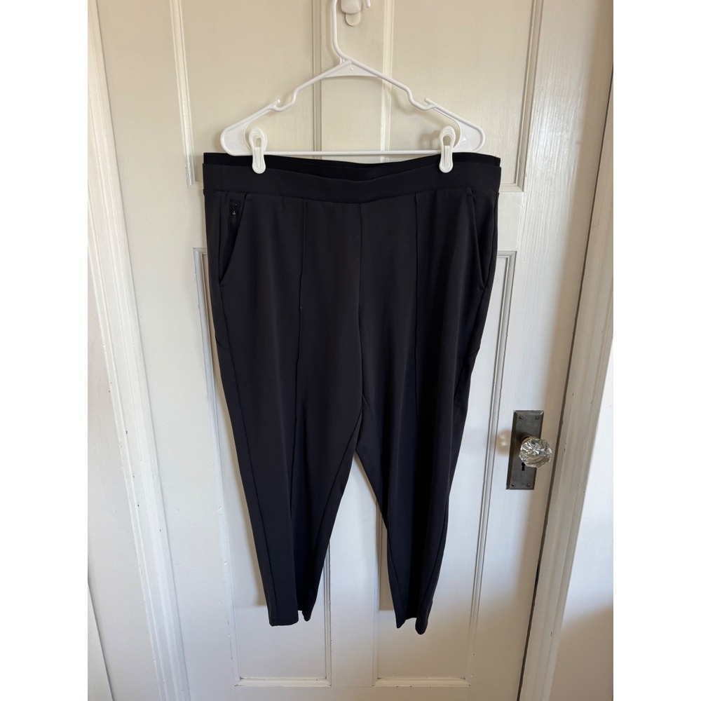 Athleta black Venice Pintuck Pant size xl